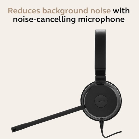 Jabra Evolve 20 UC Wired Headset, AI noise canceling headset - Picture 3 of 6